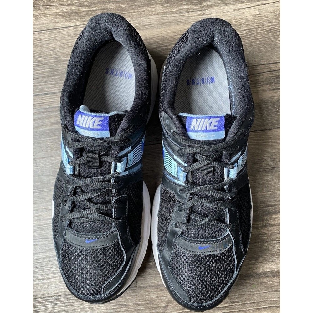 Nike Dart 10 Black Blue Women's Running Shoes Size 8 Sneakers 580428-001 - Picture 3 of 9